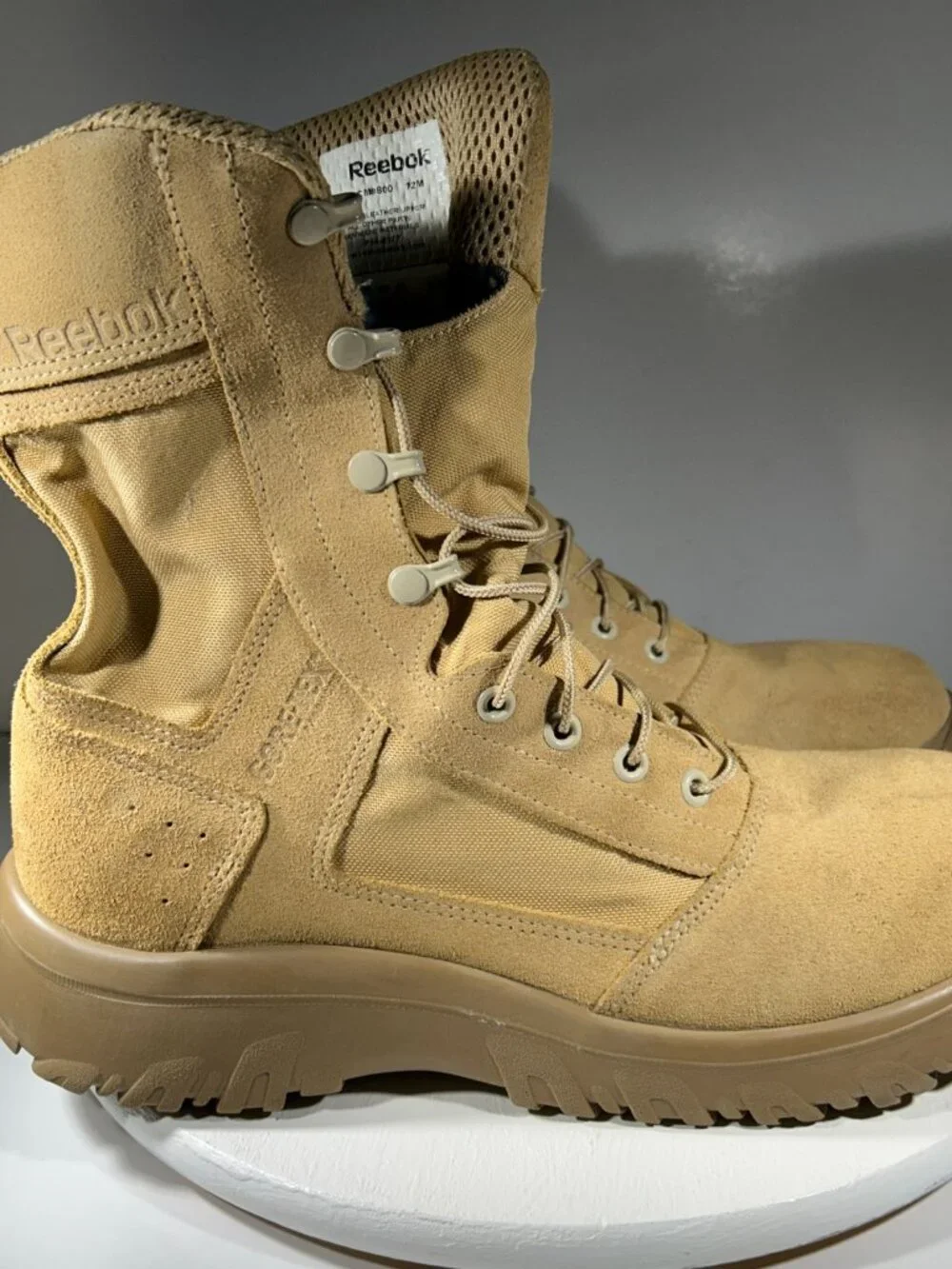 Reebok CM8800 Suede Military Tactical Combat Boots Mens Size 12 M Hard Toe - USA